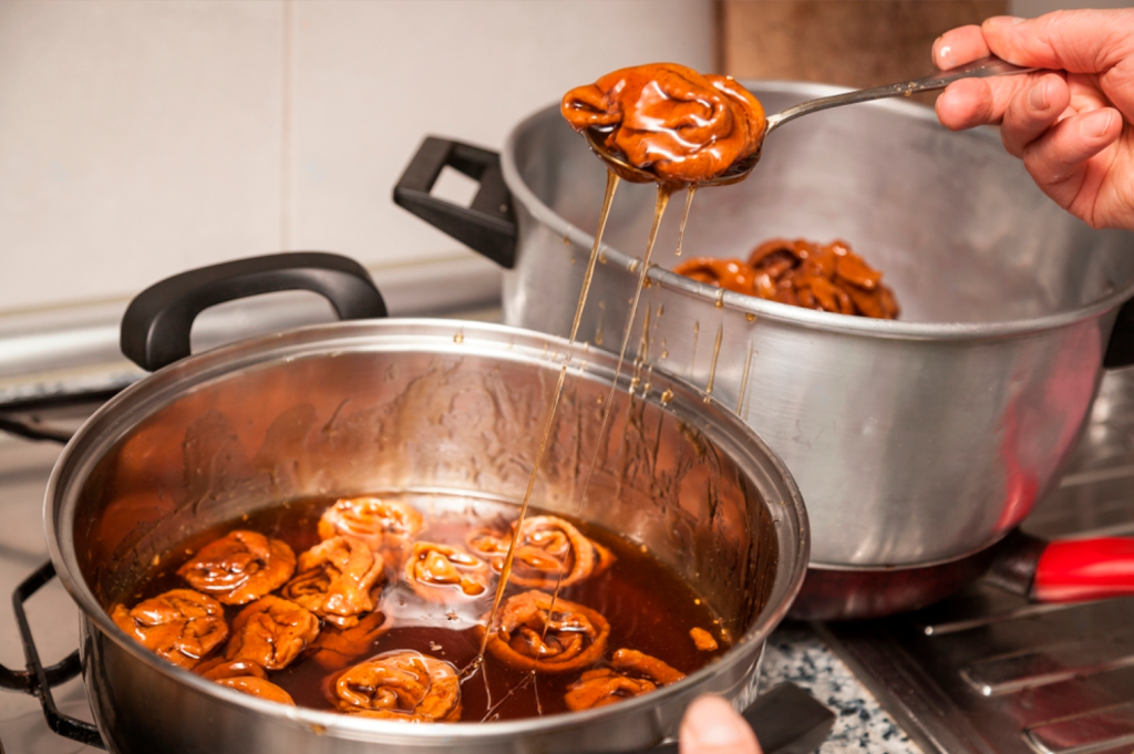 final-stock-photo-homemade-traditional-moroccan-sweets-preparation-with-a-woman-hand-s-forming-the-dough-for-the